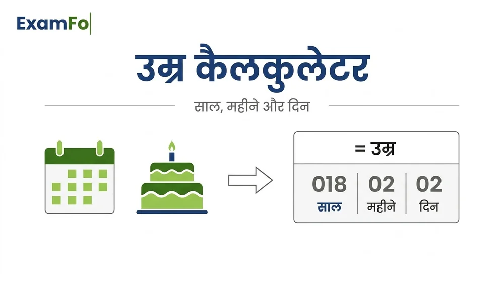 एज कैलकुलेटर – ExamFo (हिंदी)